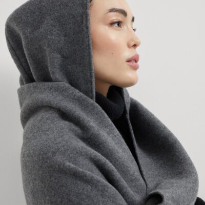 Brunello Cucinelli Wool-Cashmere Hooded Scarf - Image 2