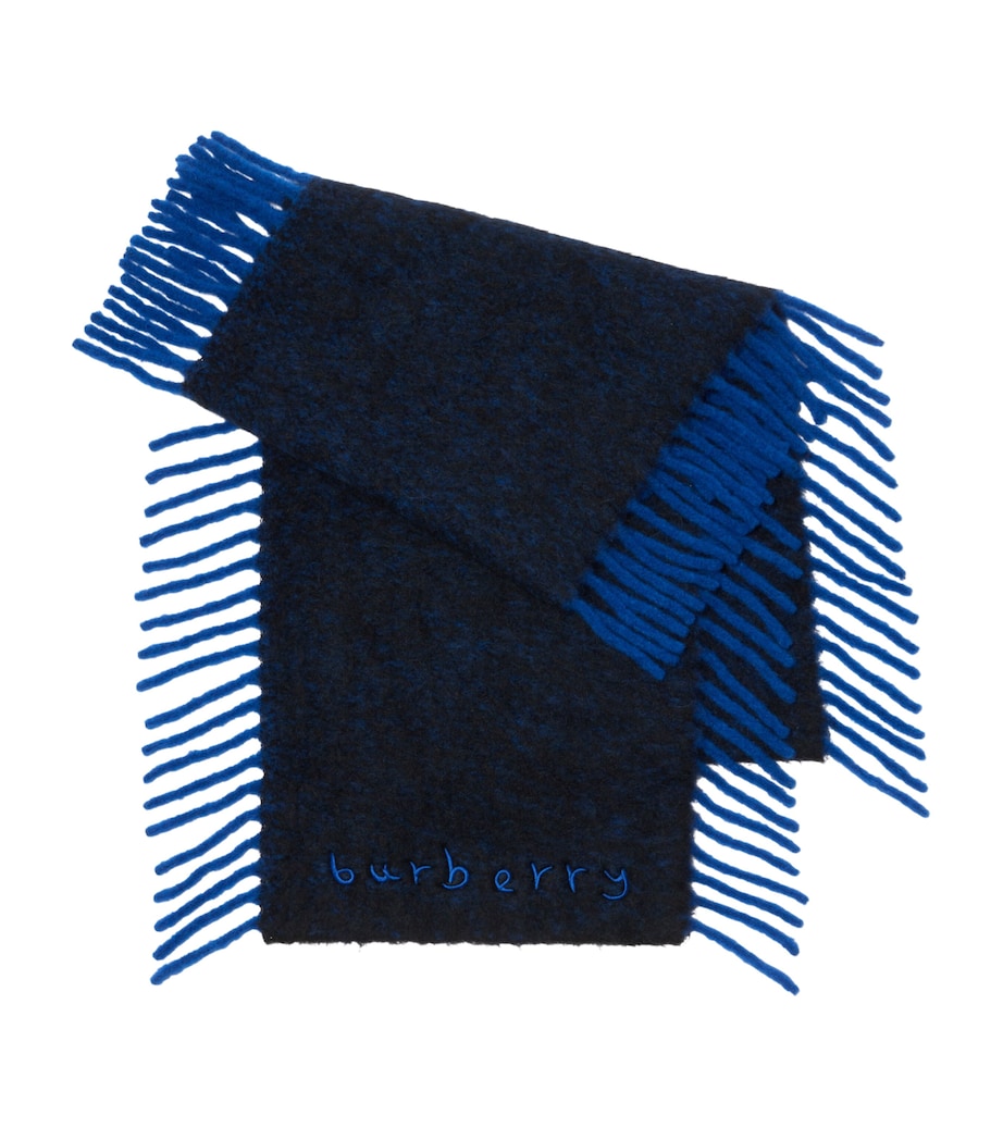 Burberry Alpaca Wool-Blend Happy Scarf - Image 1