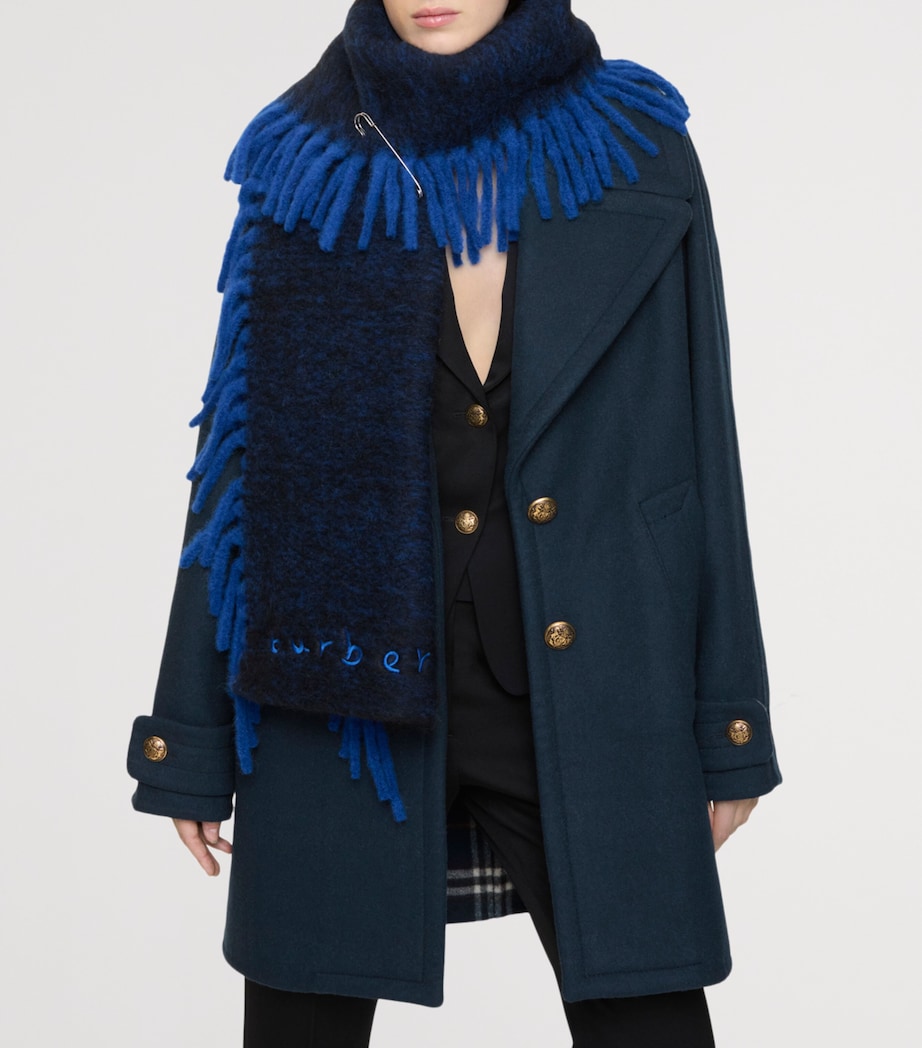 Burberry Alpaca Wool-Blend Happy Scarf - Image 2
