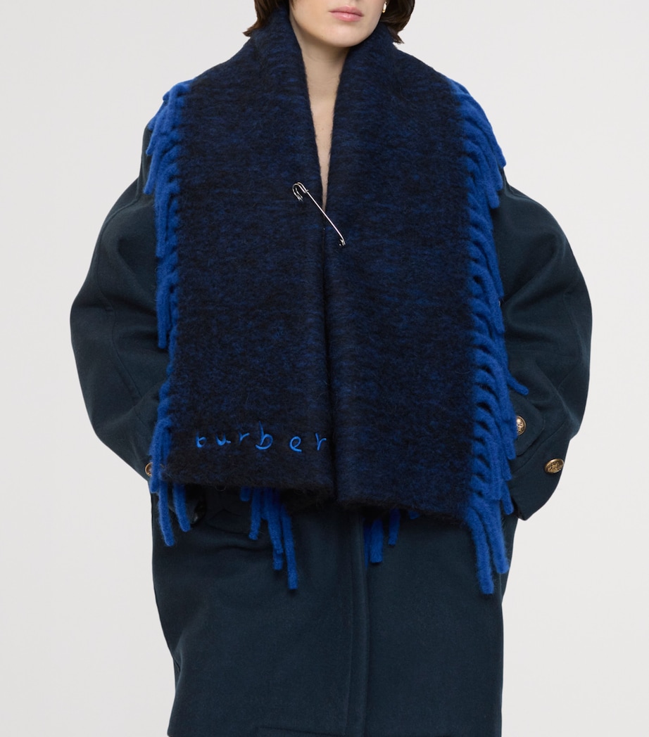 Burberry Alpaca Wool-Blend Happy Scarf - Image 4