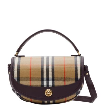 Burberry Canvas Highlands Cross-Body Bag - Image 1