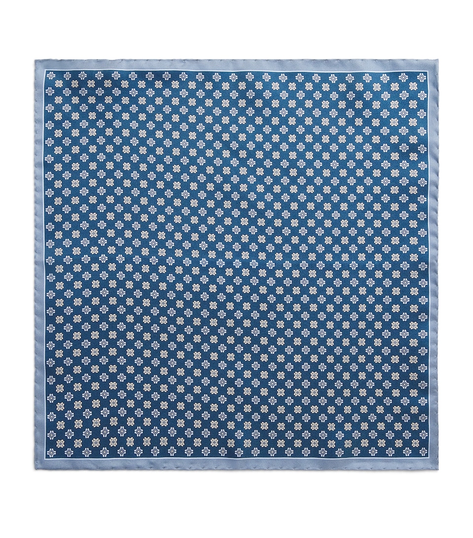 Burberry Cashmere-Silk Check Scarf - Image 4