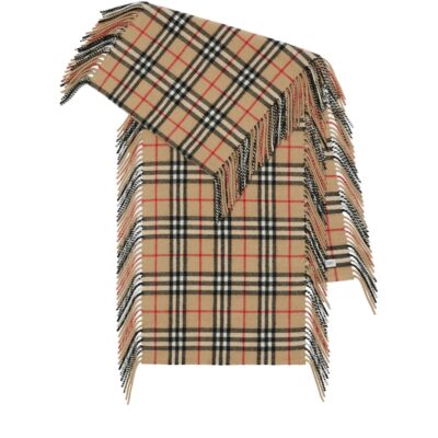 Burberry Cashmere Check Happy Scarf - Image 1