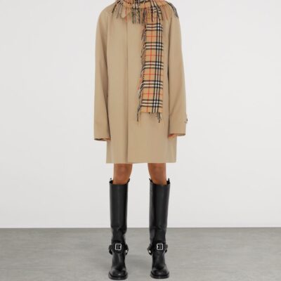 Burberry Cashmere Check Happy Scarf - Image 4