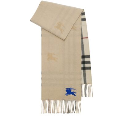 Burberry Cashmere Reversible Check EKD Scarf - Image 5