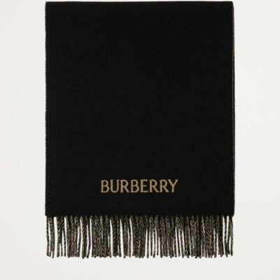 Burberry Cashmere Reversible EKD Scarf - Image 2