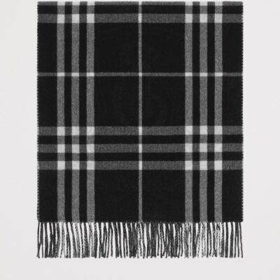 Burberry Cashmere Reversible Stormy Knight Scarf - Image 2