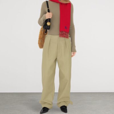 Burberry Cashmere Reversible Scarf - Image 5