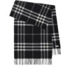 Burberry Cashmere Wide Check Scarf - Image 1