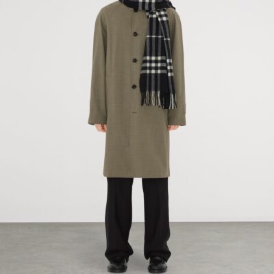 Burberry Cashmere Wide Check Scarf - Image 4