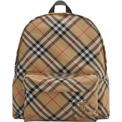 Burberry Check Backpack - Image 1