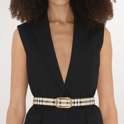 Burberry Check Belt - Image 3