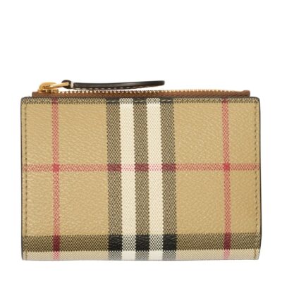 Burberry Check Bifold Wallet - Image 1