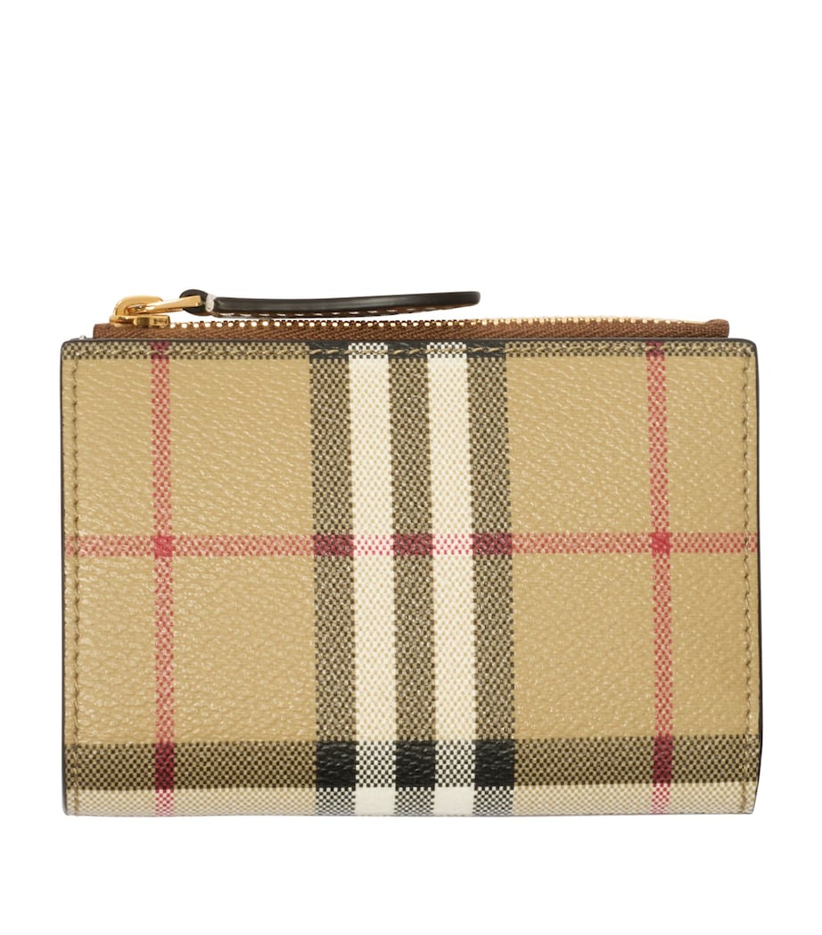 Burberry Check Bifold Wallet - Image 1