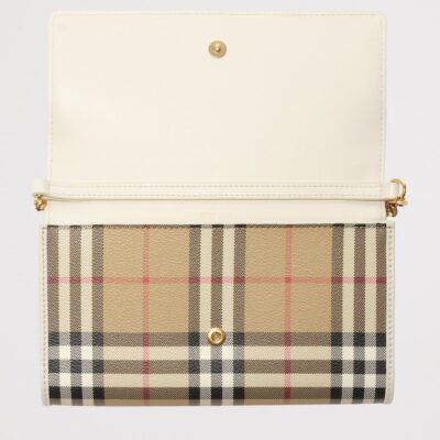 Burberry Check Chain Wallet - Image 3