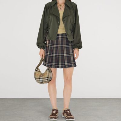Burberry Check Horseshoe Cross-Body Bag - Image 2