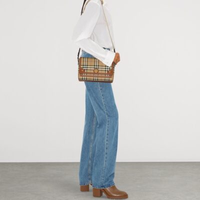 Burberry Check Note Cross-Body Bag - Image 3