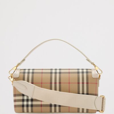 Burberry Check Note Top-Handle Bag - Image 2