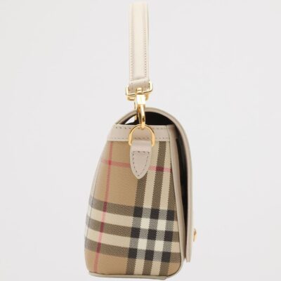 Burberry Check Note Top-Handle Bag - Image 3
