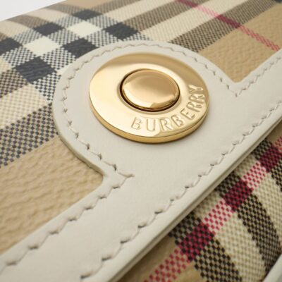 Burberry Check Note Top-Handle Bag - Image 4