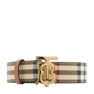 Burberry Check TB Belt - Image 1