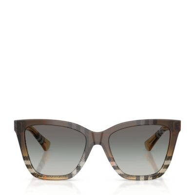 Burberry Icon Stripe Cat Eye Sunglasses - Image 3
