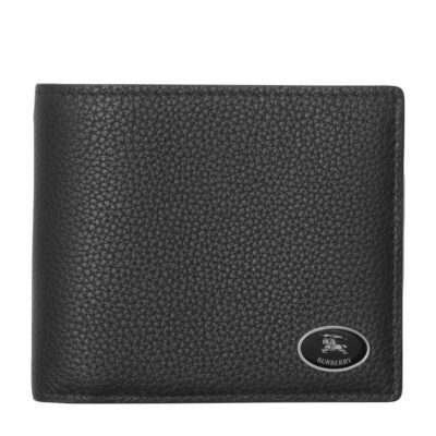 Burberry Leather Check Pop Bi-Fold Wallet - Image 5