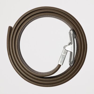 Burberry Leather Check Reversible B-Buckle Belt - Image 3