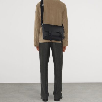 Burberry Leather Embossed Messenger Bag - Image 2