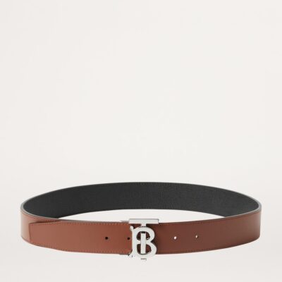Burberry Leather Reversible Belt - Image 3