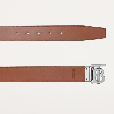 Burberry Leather Reversible Belt - Image 4
