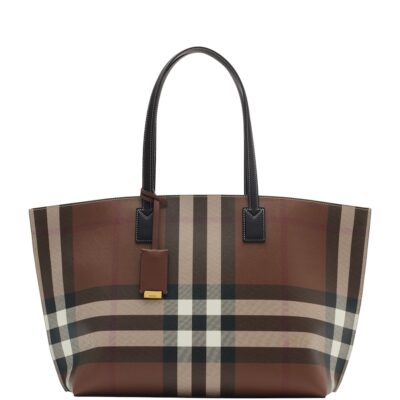 Burberry Medium Check Tote Bag - Image 1