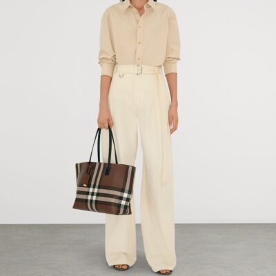 Burberry Medium Check Tote Bag - Image 2