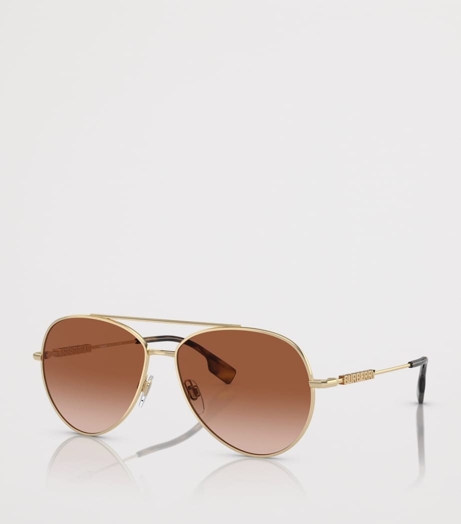 Burberry Metal Pilot Sunglasses - Image 2