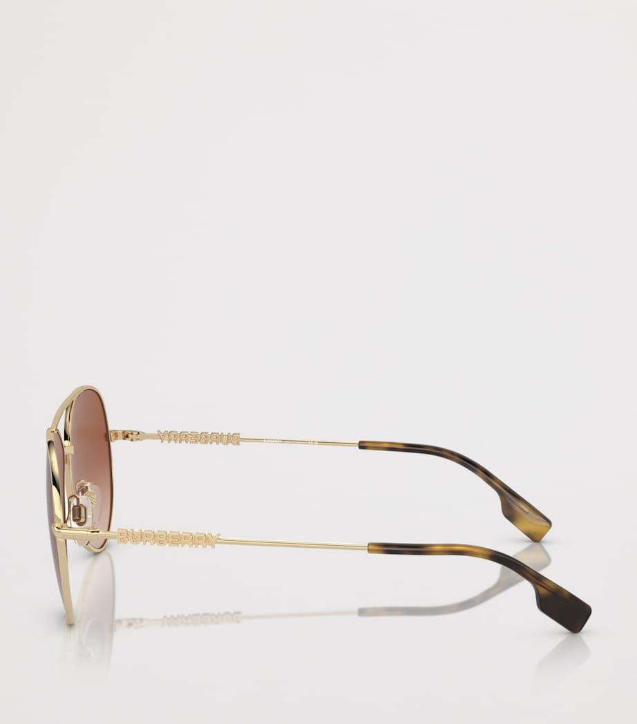 Burberry Metal Pilot Sunglasses - Image 3