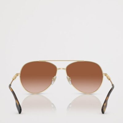 Burberry Metal Pilot Sunglasses - Image 4