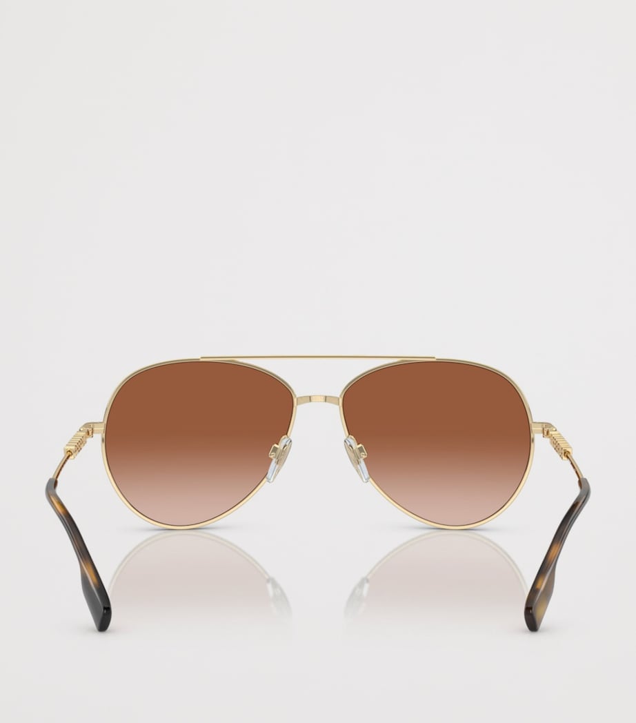 Burberry Metal Pilot Sunglasses - Image 4