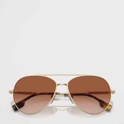 Burberry Metal Pilot Sunglasses - Image 5