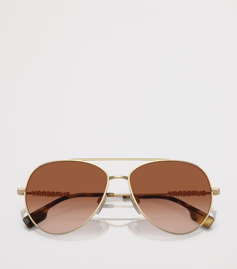 Burberry Metal Pilot Sunglasses - Image 5