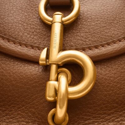 Burberry Mini Calfskin B Clip Messenger Bag - Image 4