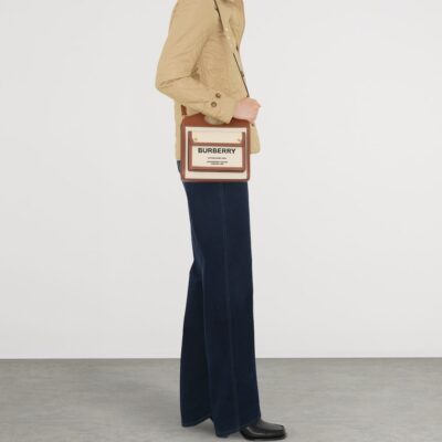 Burberry Mini Canvas Pocket Bag - Image 3