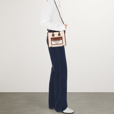 Burberry Mini Canvas Tote Bag - Image 3