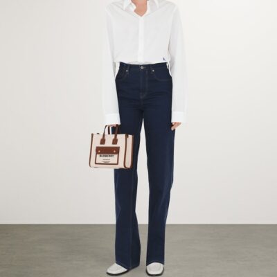 Burberry Mini Canvas Tote Bag - Image 4