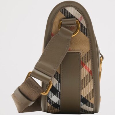 Burberry Mini Check B Clip Messenger Bag - Image 4