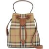 Burberry Mini Check Bucket Bag - Image 1