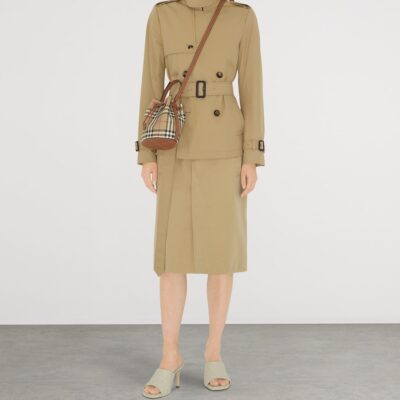 Burberry Mini Check Bucket Bag - Image 2