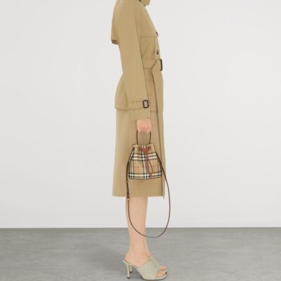 Burberry Mini Check Bucket Bag - Image 3