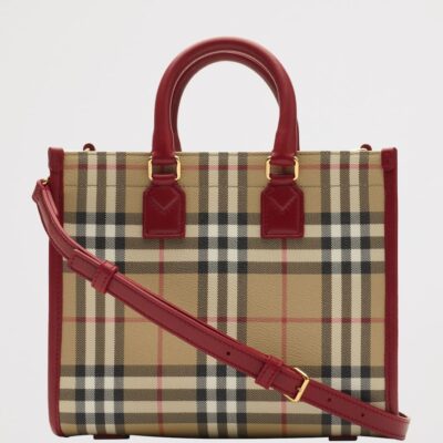 Burberry Mini Check Freya Tote Bag - Image 3