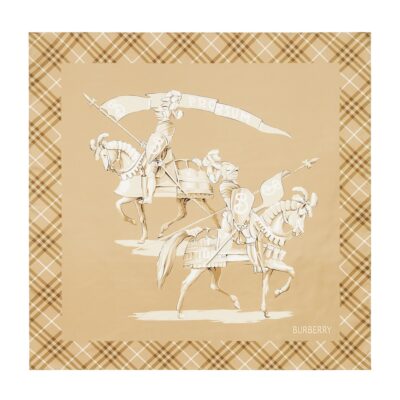 Burberry Silk Archive EKD Scarf - Image 1
