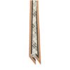 Burberry Silk Check Skinny Scarf - Image 1